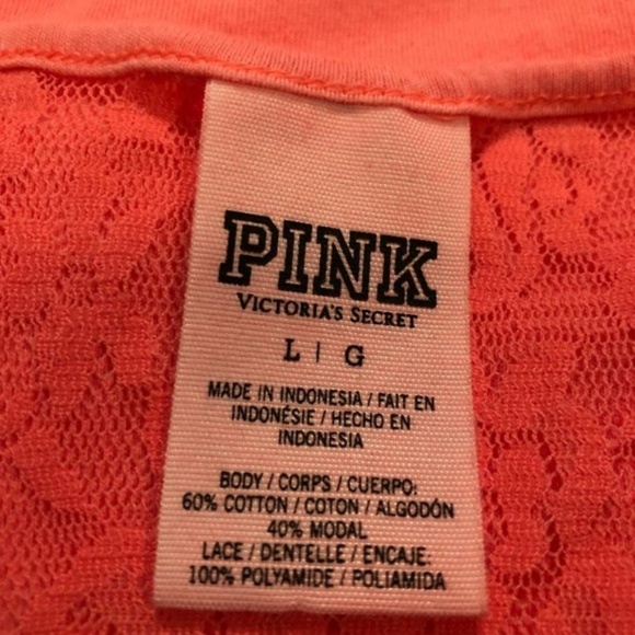 PINK Tank Top/Coverup - Picture 2 of 5